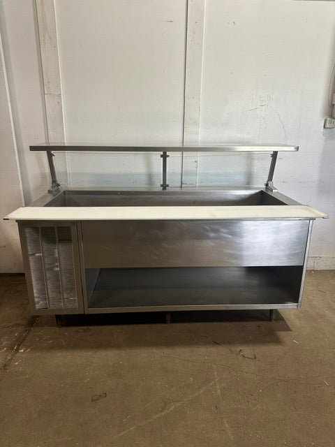 "DELFIELD CUSTOM MADE" S.S REFRIGERATED BUFFET TABLE W/SNEEZE GUARD - Second Life-Equipment-collection_name