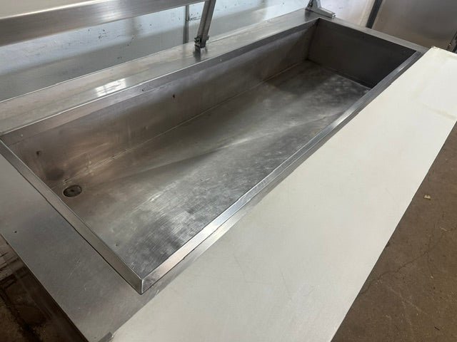 "DELFIELD CUSTOM MADE" S.S REFRIGERATED BUFFET TABLE W/SNEEZE GUARD - Second Life-Equipment-collection_name