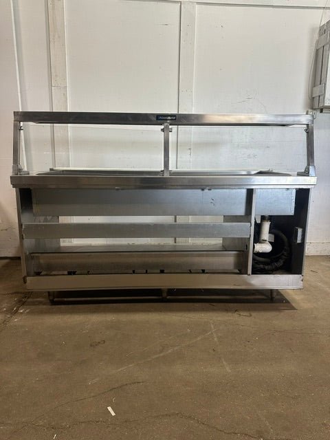 "DELFIELD CUSTOM MADE" S.S REFRIGERATED BUFFET TABLE W/SNEEZE GUARD - Second Life-Equipment-collection_name