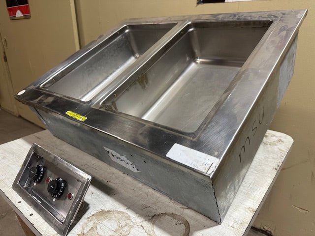 "DELFIELD" DROP - IN INSERT HOT FOOD WARMER/STEAMER TWO WELLS - Bargains R Ours - #collection_name#