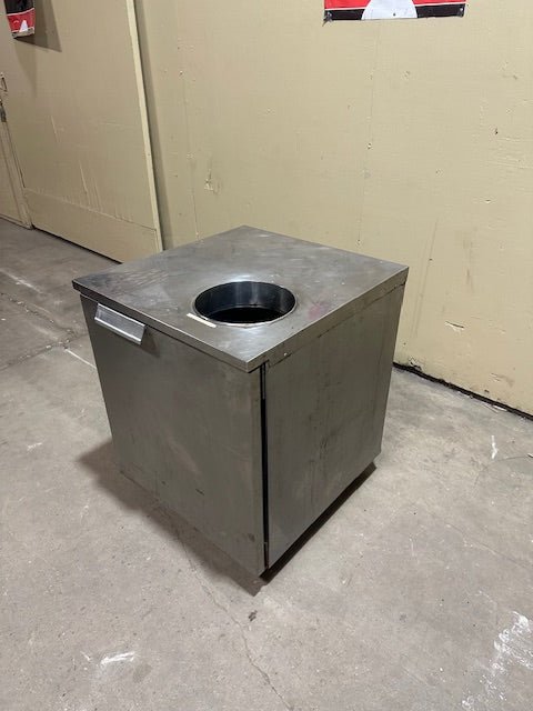 DELFIELD STAINLESS STEEL 1 DOOR COOLER WITH CORN DOG POT HOLE - Bargains R Ours - #collection_name#