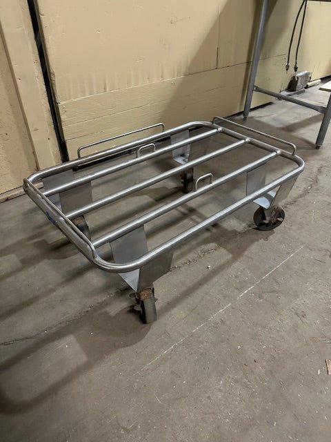 "DELFIELD" STAINLESS STEEL ROLLING CART - Bargains R Ours - #collection_name#