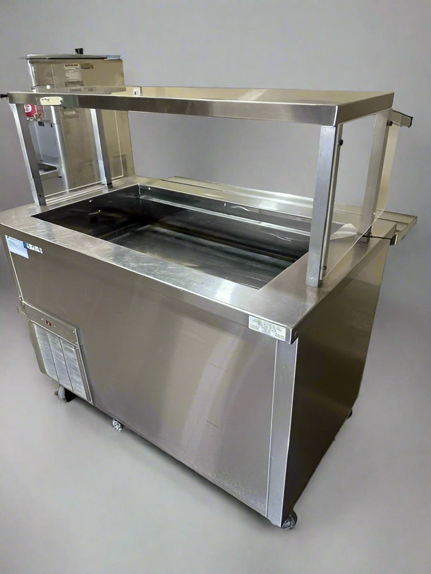 DIELFIELD BUFFET TABLE COLD PAN SERVING COUNTER — Second Life-Equipment
