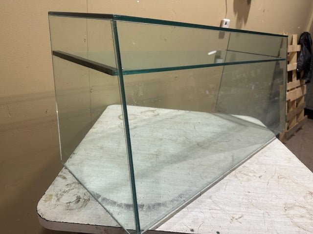 "DISPLAY CASE GLASS/SNEEZE GUARD WITH SHELF - Bargains R Ours - #collection_name#