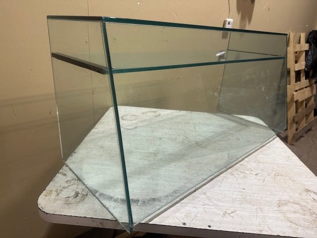 "DISPLAY CASE GLASS/SNEEZE GUARD WITH SHELF - Bargains R Ours - #collection_name#