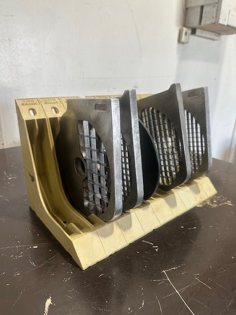 DITO SAMA COMMERCIAL ACCESSORY DISC RACK WITH 4 DICING GRID DISCS - Second Life - Equipment - collection_name