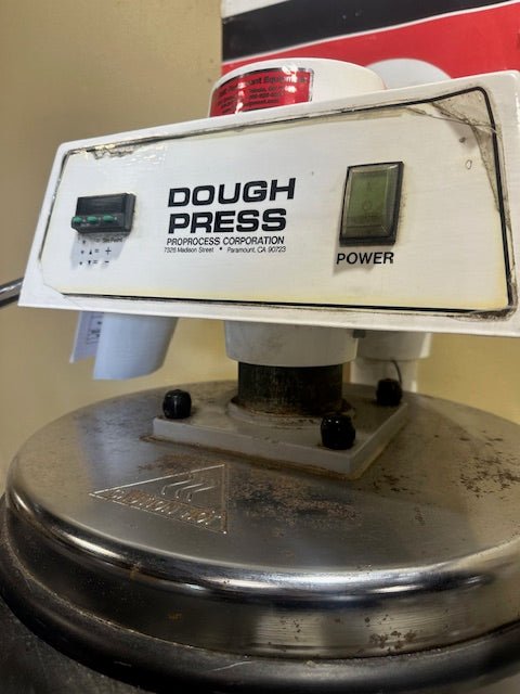 DOUGH PRO PIZZA COMMERCIAL 18"DIAMETER DOUGH PRESS WITH DIGITAL DISPLAY - Bargains R Ours - #collection_name#