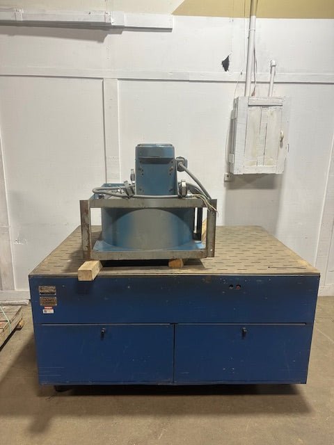 "DUSTVENT" 6X4F2 72"Wx50D" DOWNDRAFT TABLE W/ 208 - 230/460, 7.5HP BLOWER UNIT - Second Life - Equipment - collection_name