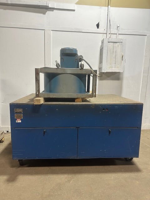 "DUSTVENT" 6X4F2 72"Wx50D" DOWNDRAFT TABLE W/ 208 - 230/460, 7.5HP BLOWER UNIT - Second Life - Equipment - collection_name