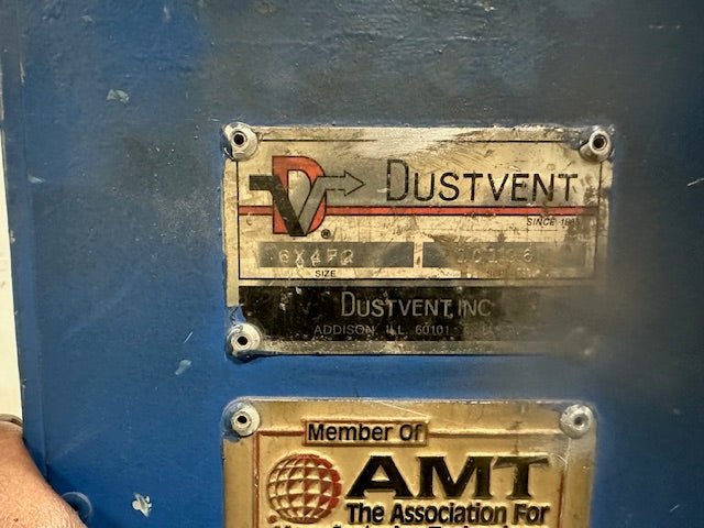 "DUSTVENT" 6X4F2 72"Wx50D" DOWNDRAFT TABLE W/ 208 - 230/460, 7.5HP BLOWER UNIT - Second Life - Equipment - collection_name