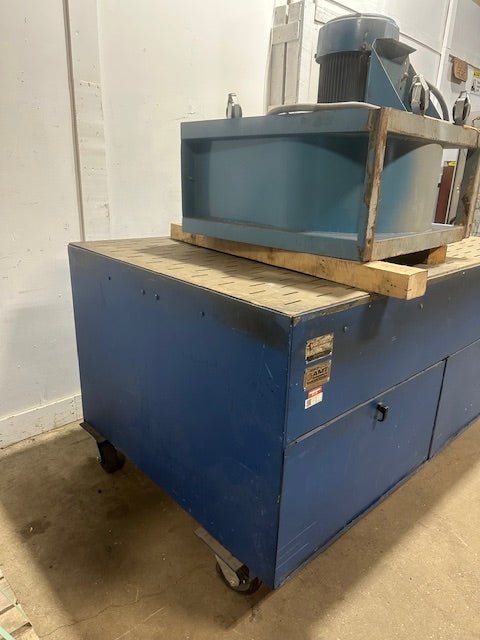 "DUSTVENT" 6X4F2 72"Wx50D" DOWNDRAFT TABLE W/ 208 - 230/460, 7.5HP BLOWER UNIT - Second Life - Equipment - collection_name