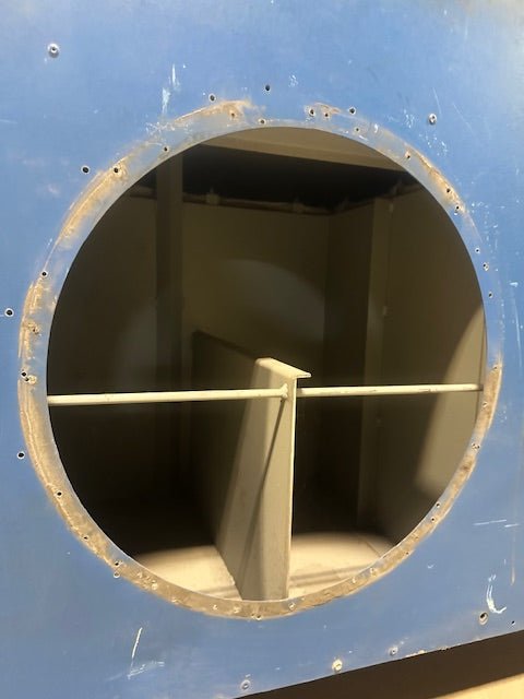 "DUSTVENT" 6X4F2 72"Wx50D" DOWNDRAFT TABLE W/ 208 - 230/460, 7.5HP BLOWER UNIT - Second Life - Equipment - collection_name