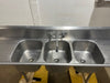 EAGLE FOOD 112 - 16 - 3 - 18 STAINLESS STEEL 3 COMPARTMENT SINK 41x91x24.5 - Second Life - Equipment - collection_name