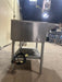 EAGLE GROUP 2 WELL STATIONARY GAS/PROPANE HOT FOOD TABLE WITH GALVANIZED SHELF AND ADJUSTABLE LEGS - Bargains R Ours - #collection_name#