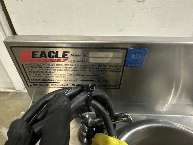 "EAGLE" NSF S.STEEL UNDER COUNTER BAR BLENDER STATION WITH SINK AND OUTLETS - Second Life - Equipment - collection_name