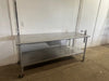 EAGLE S.S H.D COMMERCIAL 84"W x 29.5"D FOOD PREP TABLE WITH CAN OPENER & DRAWER - Second Life - Equipment - collection_name