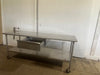 EAGLE S.S H.D COMMERCIAL 84"W x 29.5"D FOOD PREP TABLE WITH CAN OPENER & DRAWER - Second Life - Equipment - collection_name