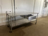 EAGLE S.S H.D COMMERCIAL 84"W x 29.5"D FOOD PREP TABLE WITH CAN OPENER & DRAWER - Second Life - Equipment - collection_name