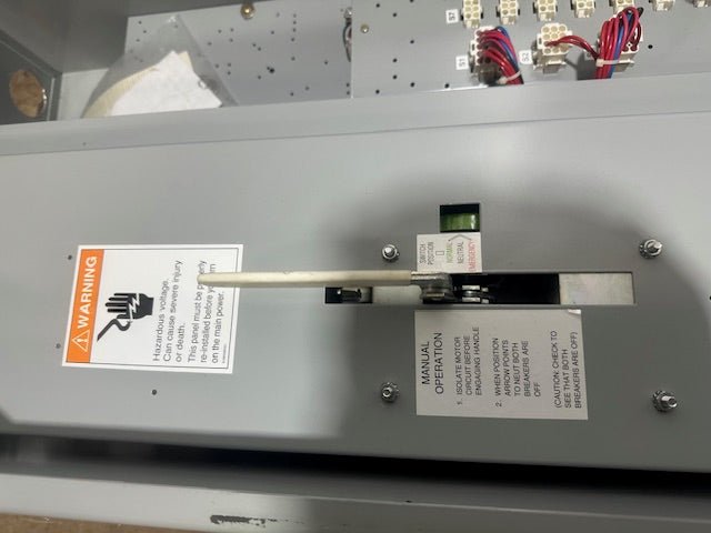 EATON 225AMP NTVEKDA30225BSU CUTLER - HAMMER TRANSFER SWITCH 120/208V, 3PH,3 POLES - Second Life - Equipment - collection_name