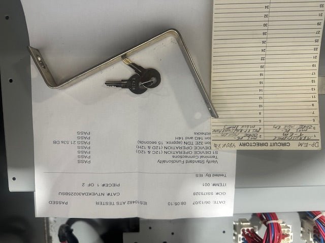 EATON 225AMP NTVEKDA30225BSU CUTLER - HAMMER TRANSFER SWITCH 120/208V, 3PH,3 POLES - Second Life - Equipment - collection_name