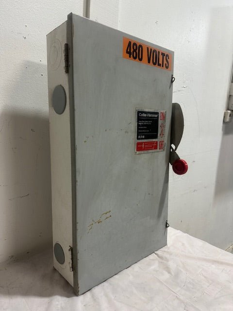 EATON DH364FGK 200 AMP H.D. 3 POLE SERIES C SAFETY SWITCH IN A TYPE 1 ENCLOSURE - Second Life - Equipment - collection_name