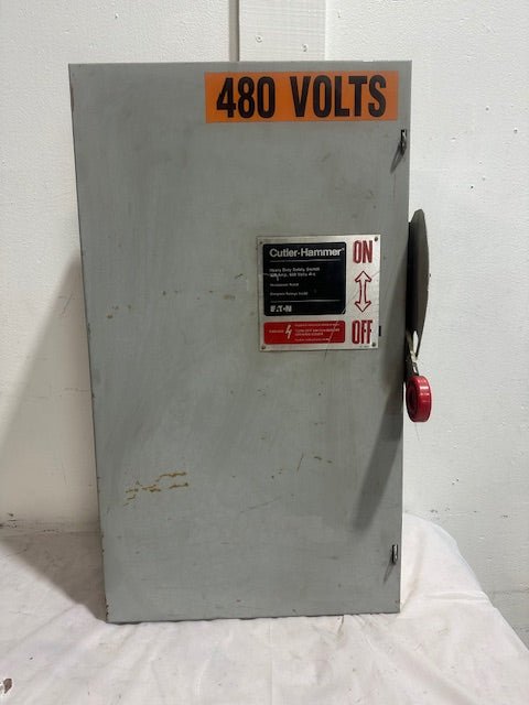 EATON DH364FGK 200 AMP H.D. 3 POLE SERIES C SAFETY SWITCH IN A TYPE 1 ENCLOSURE - Second Life - Equipment - collection_name