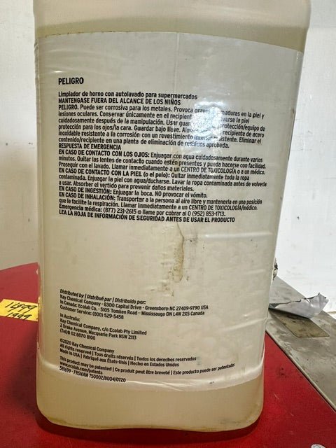 "ECOLAB" RETAIL CLEAN-IN-PLACE(CIP) COMMERCIAL OVEN CLEANER-2.5 GAL(9.5 L)*NEW** - Second Life-Equipment-collection_name