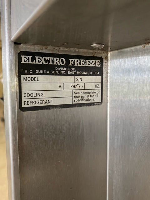 "ELECTRO FREEZER" 55TF - 132 SOFT SERVE ICE CREAM MACHINE - Bargains R Ours - #collection_name#