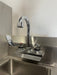 ELKAY FOOD SERVICE PRODUCTS BRACKETED WALL MOUNTED HAND WASH SINK W/SPLASH GUARD - Second Life - Equipment - collection_name