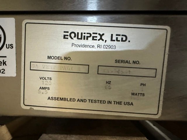 EQUIPEX SA VENT PALI (R) COUNTERTOP Ventless exhaust Hood for Small Type2 equipment - Second Life-Equipment-collection_name