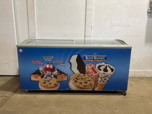 "EXCELLENCE VB - 7L"COMMERCIAL LIGHTED CURVED LID 66"W ICE CREAM DISPLAY FREEZER - Second Life - Equipment - collection_name