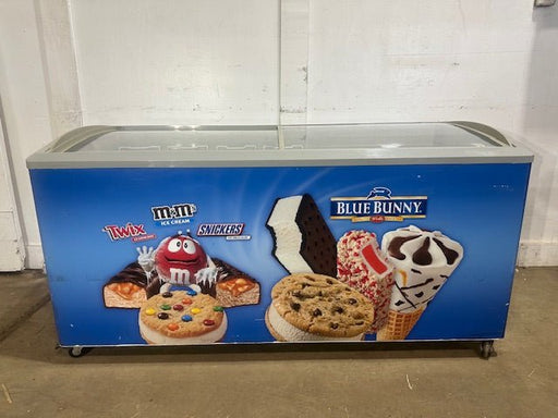 "EXCELLENCE VB - 7L"COMMERCIAL LIGHTED CURVED LID 66"W ICE CREAM DISPLAY FREEZER - Second Life - Equipment - collection_name