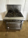 "GARLAND M44R" H.D NATURAL GAS COMMERCIAL 4 BURNERS STOVE WITH OVEN - Second Life-Equipment-collection_name