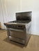 "GARLAND M44R" H.D NATURAL GAS COMMERCIAL 4 BURNERS STOVE WITH OVEN - Second Life-Equipment-collection_name
