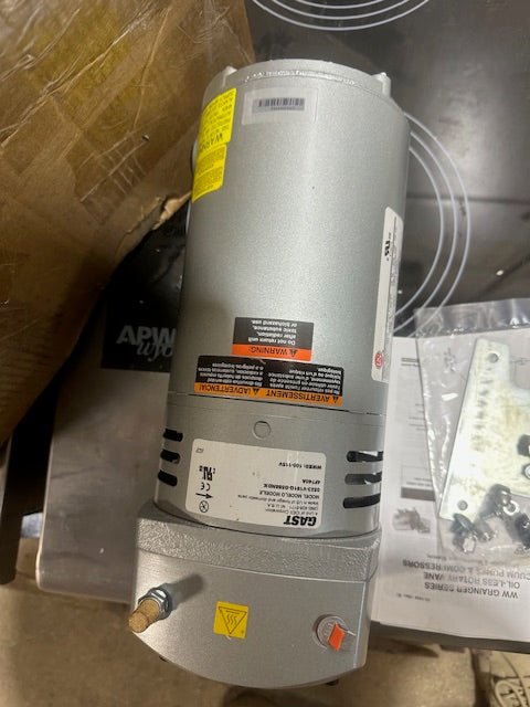 GAST 0523 - V191Q - G588NDX Compressor/Vacuum Pump, 1/4 Hp, 1 Ph, 115/230V RPM 1725 - Second Life - Equipment - collection_name
