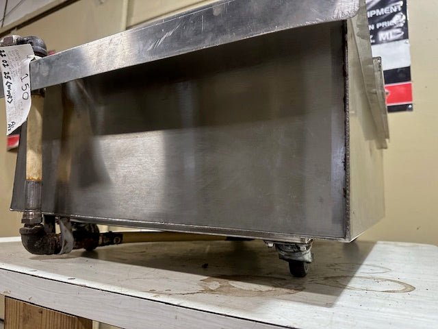 GILES OIL FILTER BIN STAINLESS STEEL FOR FRYER ON CASTERS MODEL EOF24 - Bargains R Ours - #collection_name#