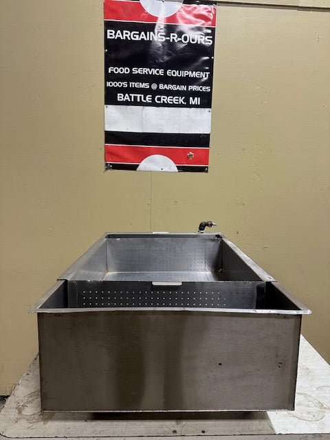 GILES OIL FILTER BIN STAINLESS STEEL FOR FRYER ON CASTERS MODEL EOF24 - Bargains R Ours - #collection_name#