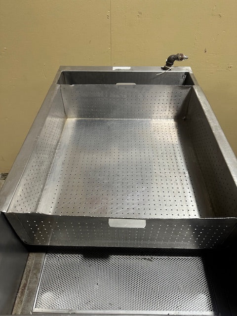 GILES OIL FILTER BIN STAINLESS STEEL FOR FRYER ON CASTERS MODEL EOF24 - Bargains R Ours - #collection_name#
