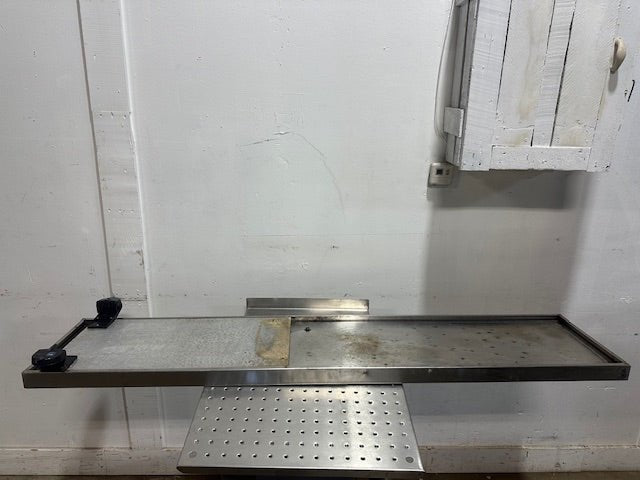 "GLAS TENDER" COMMERCIAL STAINLESS STEEL 70 1/8"W DRAIN BOARD - Second Life - Equipment - collection_name