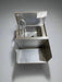 GLAS TENDER HEAVY DUTY COMMERCIAL STAINLESS STEEL UNDER COUNTER BAR HAND WASH SINK AND BLENDER SHELF STATION ON LEGS - Bargains R Ours - #collection_name#