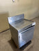 GLAS TENDER STAINLESS STEEL UNDER CABINET BAR MODULAR DRAIN BOARD CABINET TABLE STATION ON FRONT 2 LEGS WITH 2 SHELVES AND BACK SPLASH GUARD - Bargains R Ours - #collection_name#