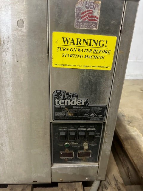 GLASTENDER GT - 30 HIGH TEMP 130F - 150F ROTARY 1PH COMMERCIAL DISHWASHER - Second Life - Equipment - collection_name
