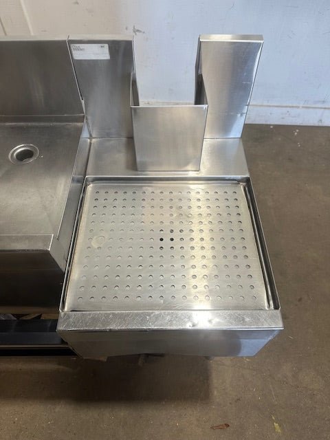 GLASTENDER IBA - 30 - OP8 UNDER BAR SINK, COLD PLATE, DRAIN BOARD and SPEED RAIL - Second Life - Equipment - collection_name