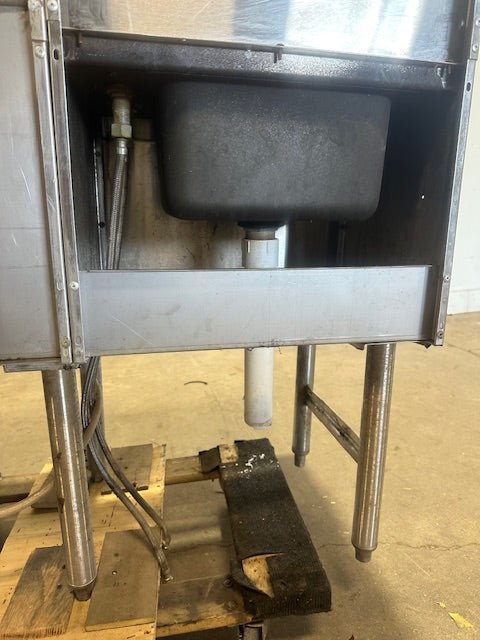 GLASTENDER IBA - 30 - OP8 UNDER BAR SINK, COLD PLATE, DRAIN BOARD and SPEED RAIL - Second Life - Equipment - collection_name