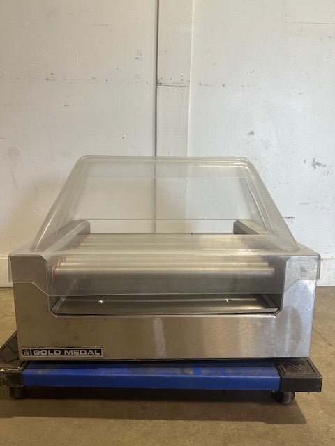 "GOLD MEDAL 8023" 120v 1ph COUNTERTOP HOTDOG/TORNADO ROLLER GRILL - Second Life - Equipment - collection_name