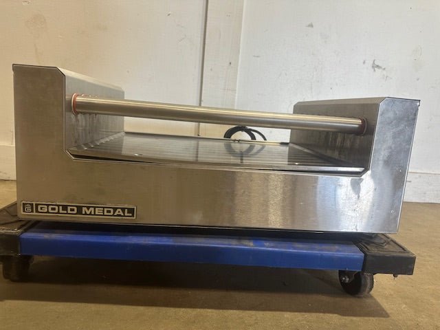 "GOLD MEDAL 8023" 120v 1ph COUNTERTOP HOTDOG/TORNADO ROLLER GRILL - Second Life - Equipment - collection_name