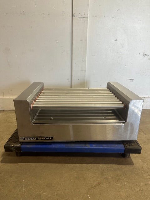 "GOLD MEDAL 8023" 120v 1ph COUNTERTOP HOTDOG/TORNADO ROLLER GRILL - Second Life - Equipment - collection_name