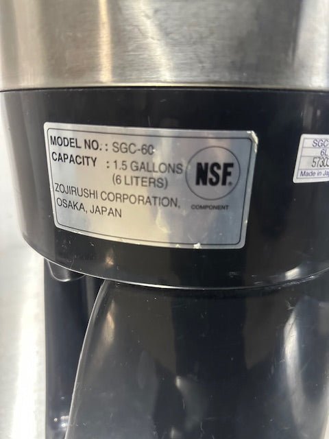 "GRIND MASTER VS - 1.5S" 1.5 gallons Portable Insulated Coffee/Beverage Dispenser - Second Life - Equipment - collection_name