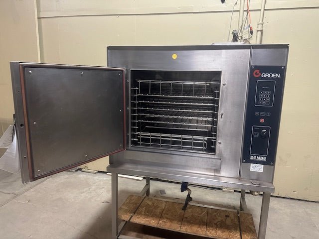 "GROEN" COMBI OVEN ON STAND ( NATURAL GAS) - Bargains R Ours - #collection_name#