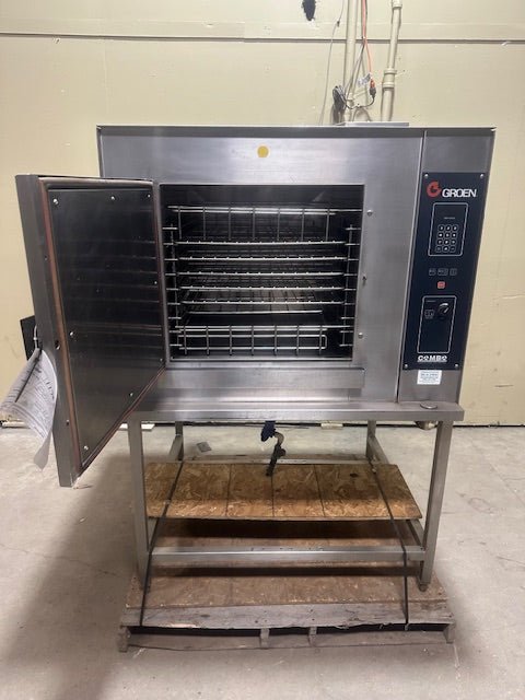 "GROEN" COMBI OVEN ON STAND ( NATURAL GAS) - Bargains R Ours - #collection_name#